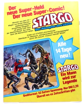 STARGO - Der Kämpfer des Lichts Comic Magazin Nr. 6: Invasion aus der Sternennacht